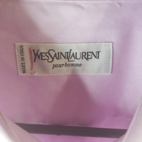 Yves saint Laurent pour homme long sleeve sz 17 - Picture 2 of 5